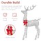 Best Choice Products 3-Piece Lighted Christmas Deer Set Outdoor Yard Decoration with 360 LED Lights, Stakes